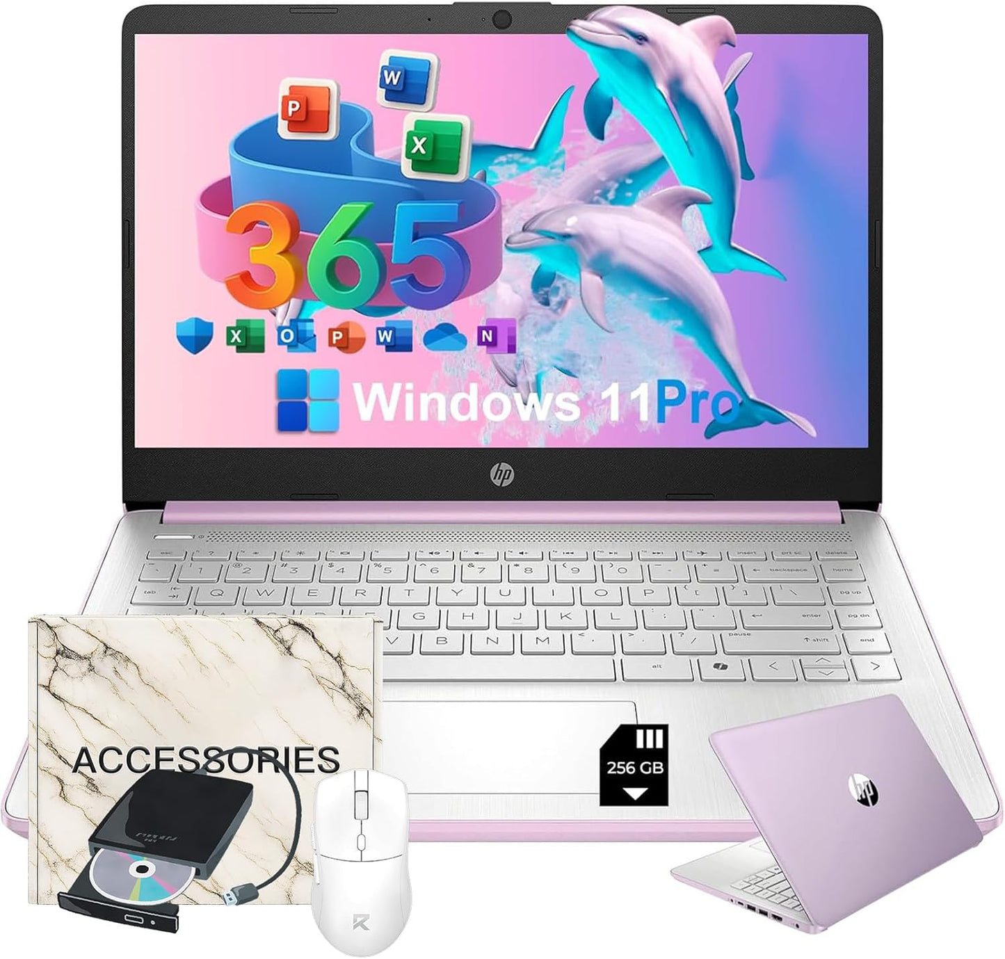 HP Flagship Everyday Laptop with AI-Powered Office 365