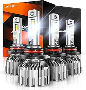 SEALIGHT 9005 9006 LED Bulbs Combo for Superior Brightness