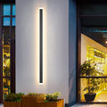 59in Black Outdoor Wall Light 1 Pack - Modern Porch LED Sconce