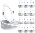 Ensenior 4 in LED Recessed Light 12 Pack - Dimmable, 4000K Cool White