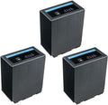Kastar 3-Pack CGA-D54 Pro Battery Replacement - Long Run Time