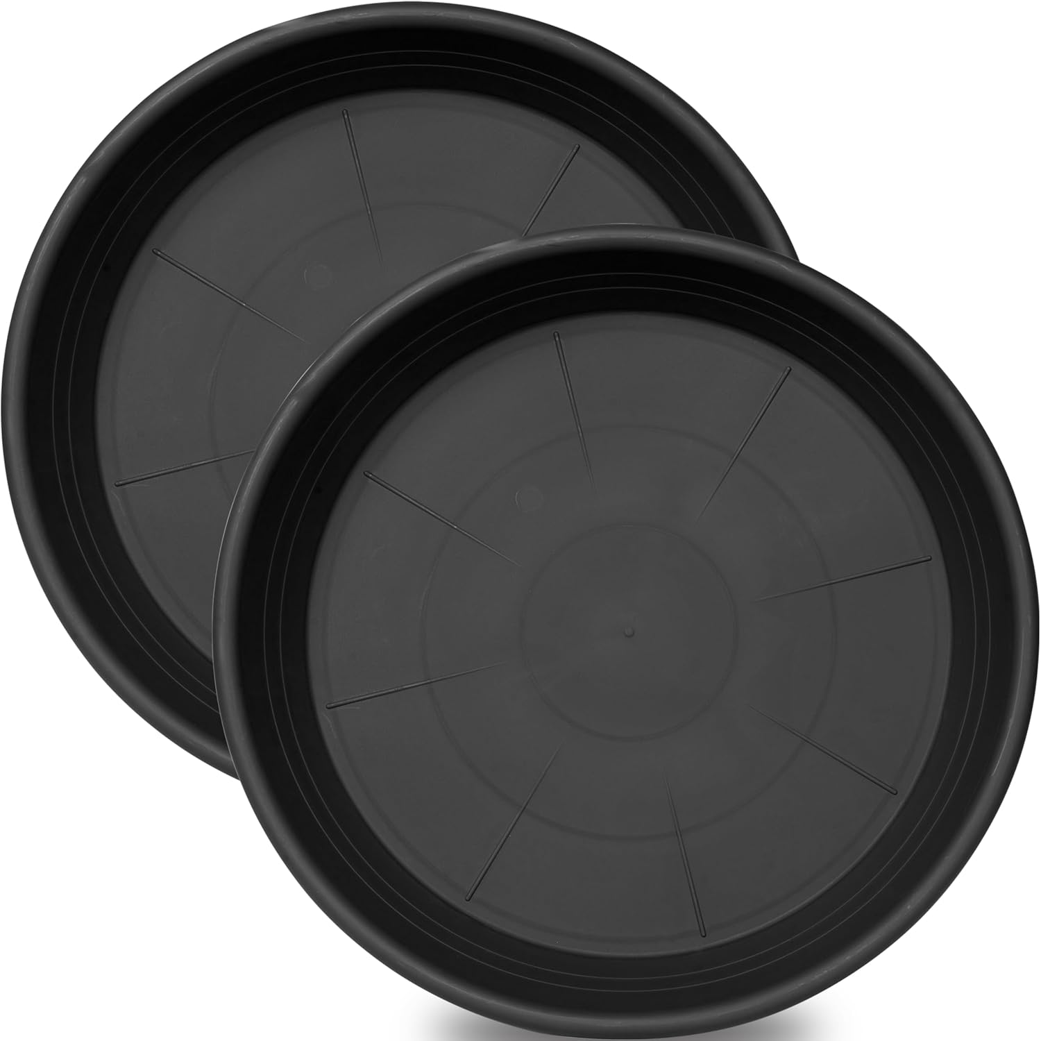 Extra Large 26 Inch Plant Saucer Set for Indoor and Outdoor Use