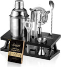 KITESSENSU Cocktail Shaker Set Bartender Kit - Complete 6-Piece Bar