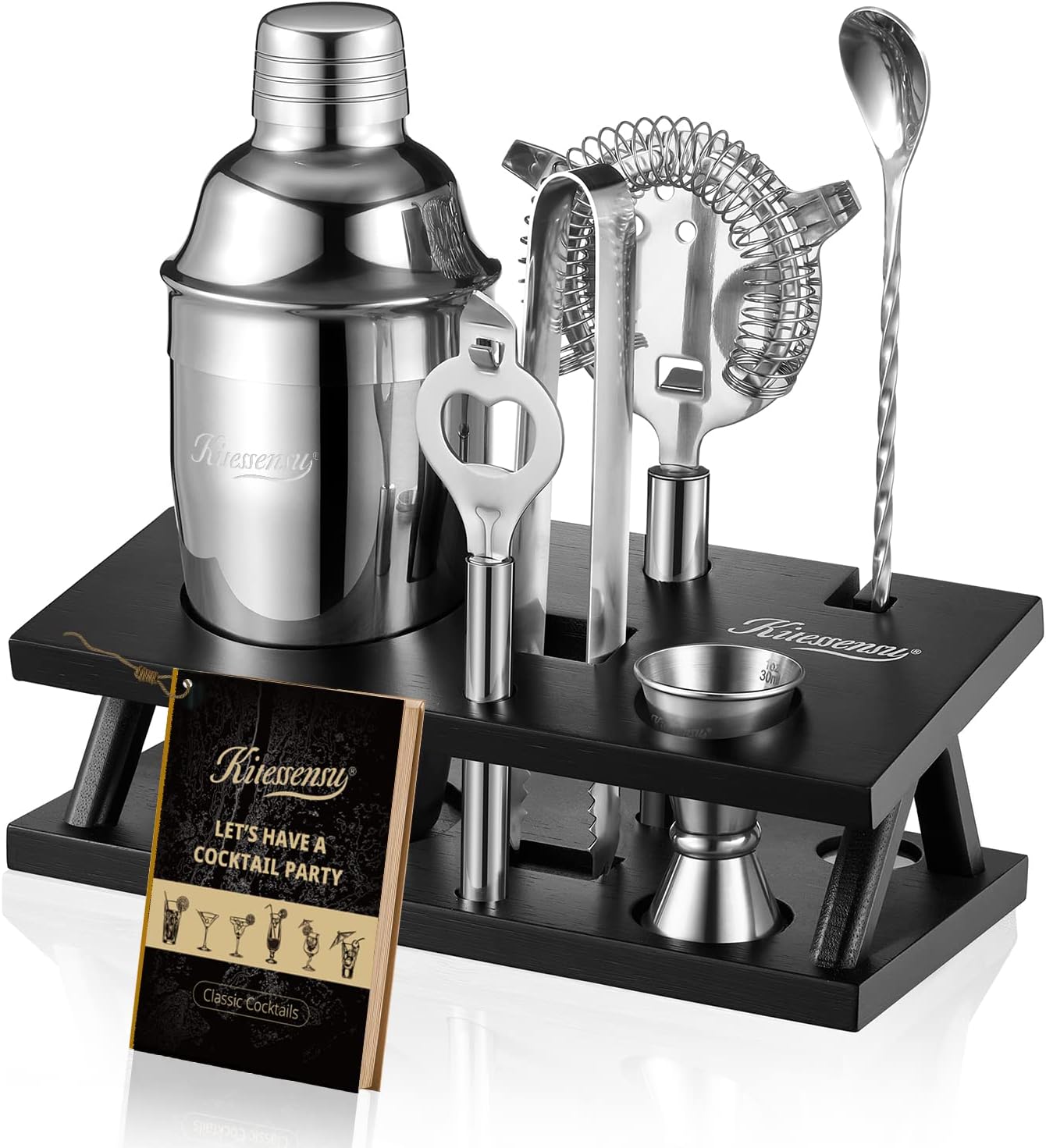 KITESSENSU Cocktail Shaker Set Bartender Kit for Home Bar