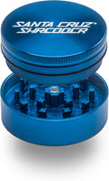 Santa Cruz Shredder Metal Herb Grinder Knurled Top 2.2in - Stronger