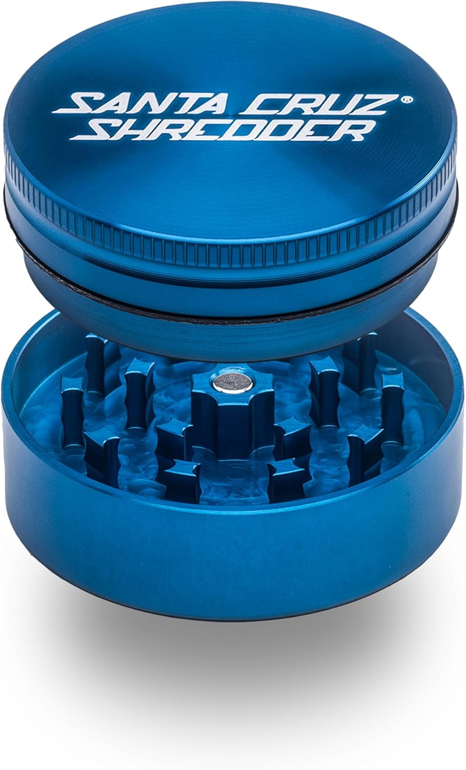 Santa Cruz Shredder Metal Herb Grinder with Knurled Top Grip