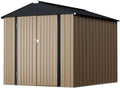 6 x 4 ft Metal Garden Shed Outdoor Storage Shed - Lockable