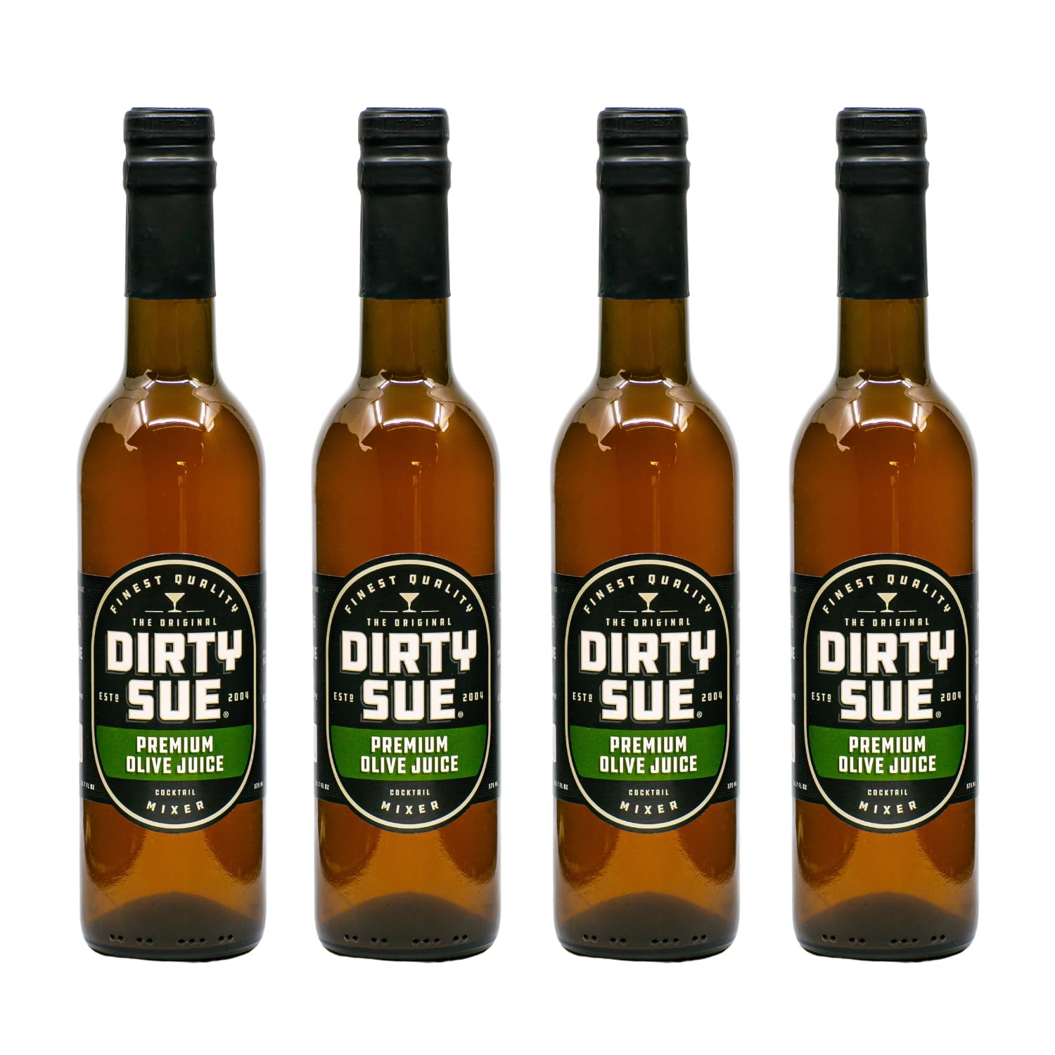 Dirty Sue Premium Olive Juice for Perfect Cocktails, 4 Bottles
