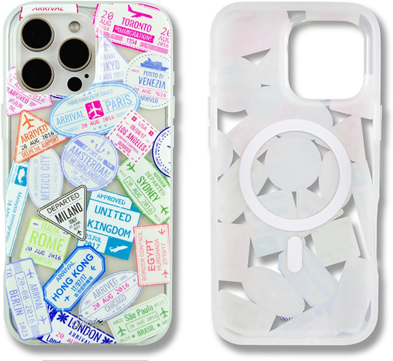 Sonix Passport Stamps Case for iPhone 16 Pro Max - Stylish & Durable