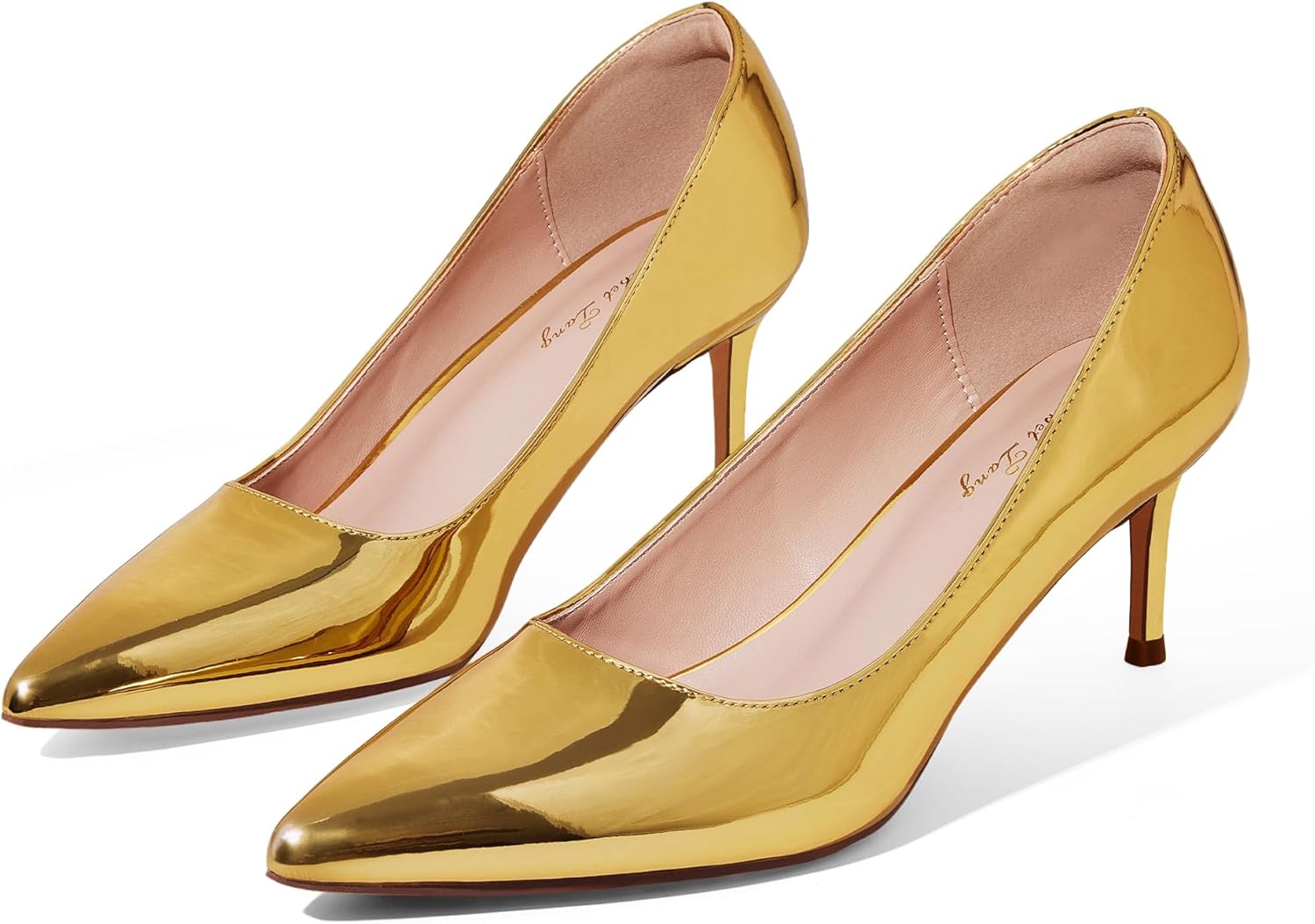 Elisabet Tang Kitten Heel Low Pumps for Elegant Comfort Style