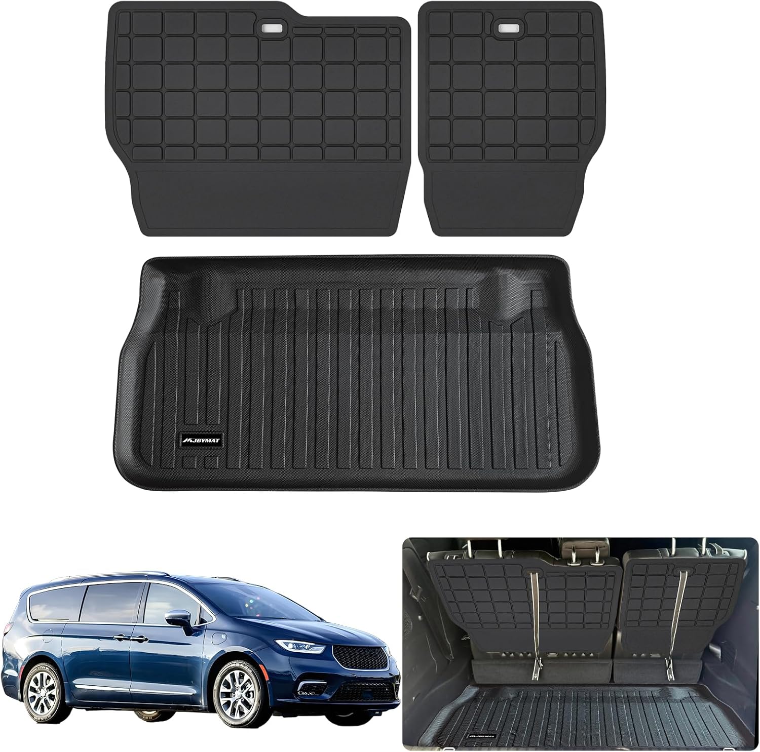 Cargo Liner for 2017-2025 Chrysler Pacifica with Backrest Mat
