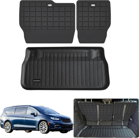 Cargo Liner for 2017-2025 Chrysler Pacifica with Backrest Mat