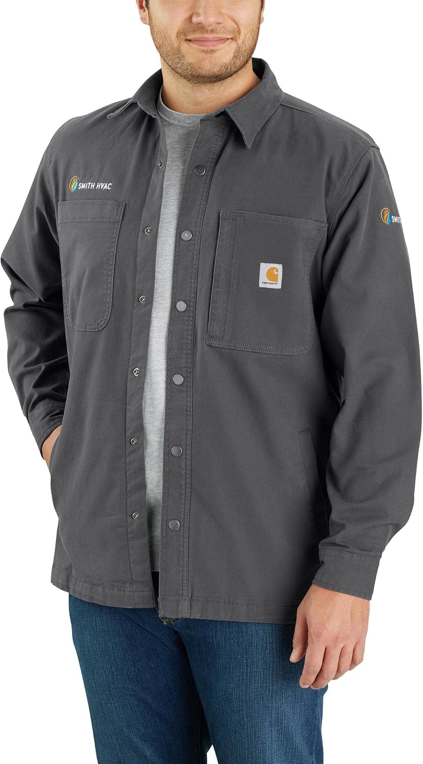Carhartt Men's Rugged Flex Relaxed Fit Fleece Lined Shirt Jac