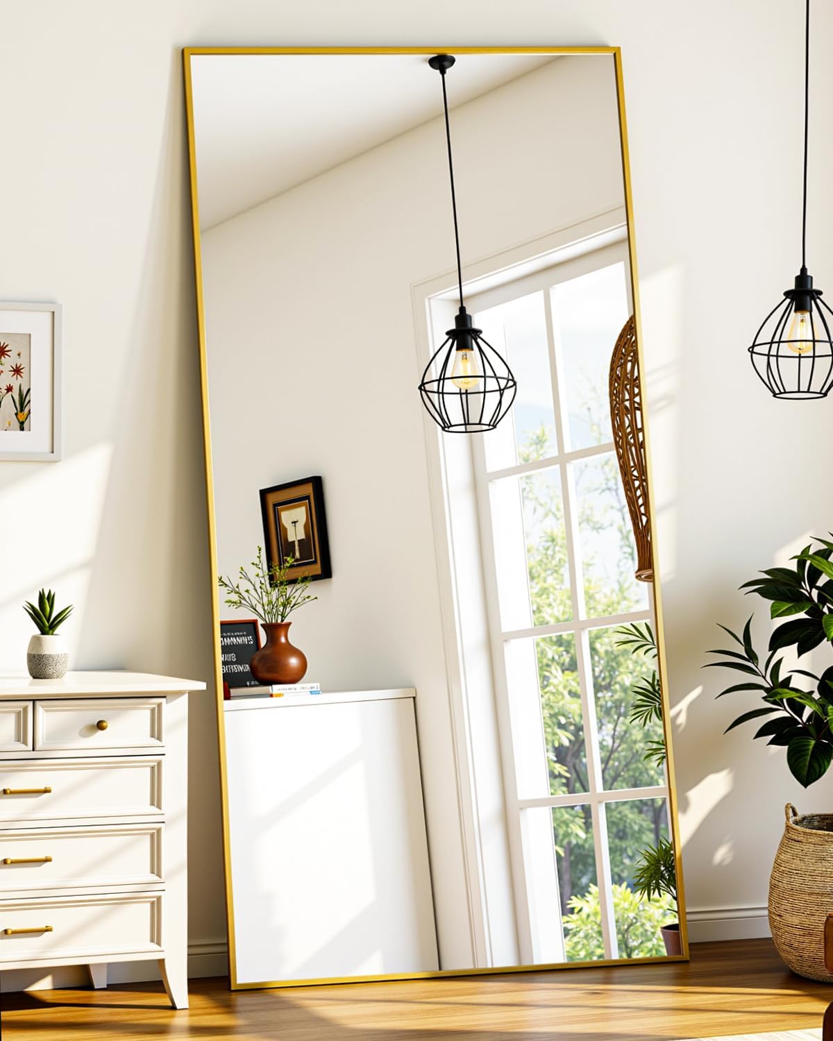 Suidia Full Length Mirror 58x21 Freestanding Stylish Design