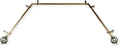 Rod Desyne 3/4ft Wring Bay Window Curtain Rod, Antique Brass