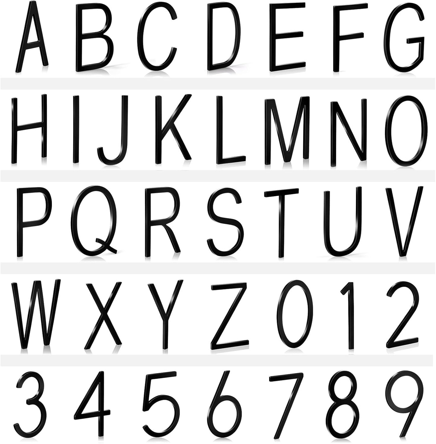 VONDERSO 3 Inch Self-Adhesive Mailbox Numbers for Outdoors