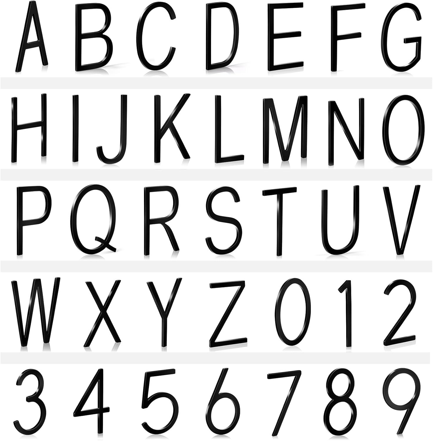 VONDERSO 3 Inch Self-Adhesive Mailbox Numbers for Outdoors