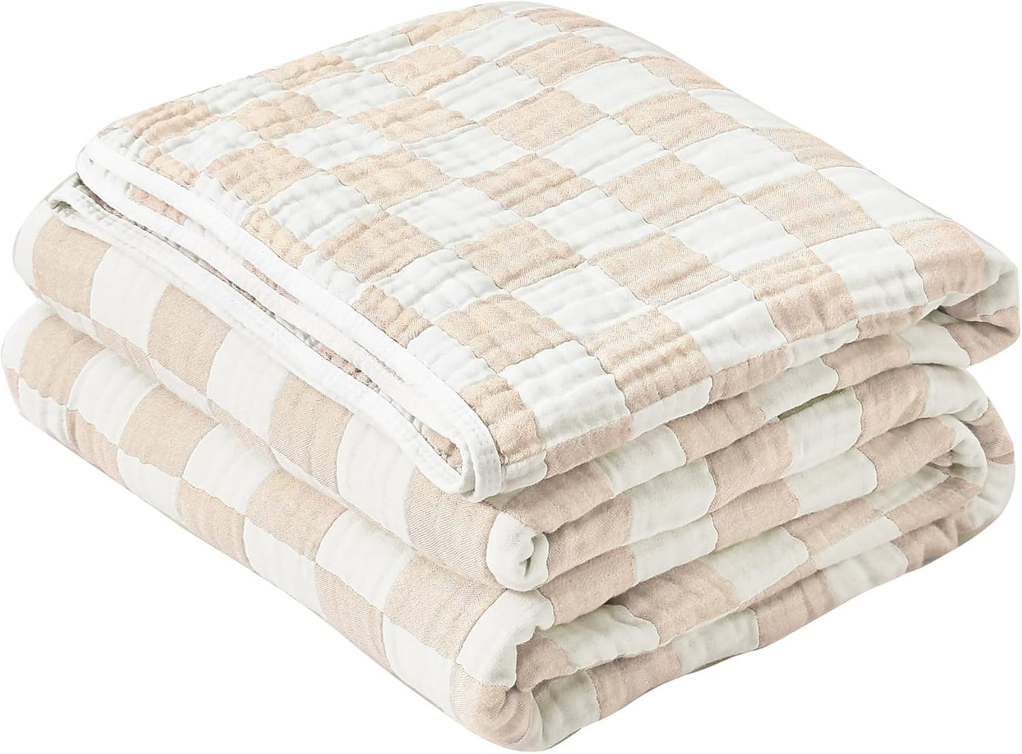 SANACYNA Muslin Blankets 100% Cotton for All Seasons Comfort