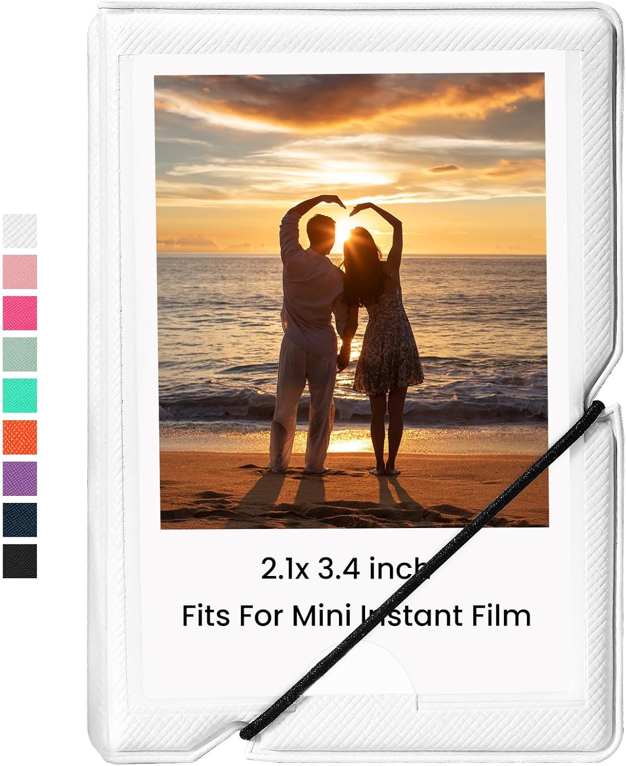 Lift Up Memories: 28-Pocket Mini Photo Album for Instax & Polaroid Cameras