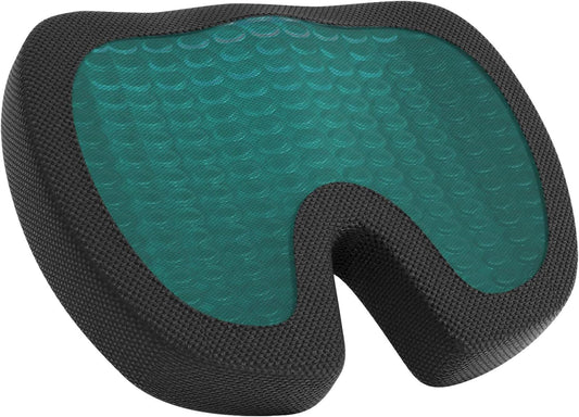 Black Gel Memory Foam Seat Cushion