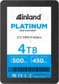 INLAND Platinum 4TB SATA III Internal SSD for Laptop & PC