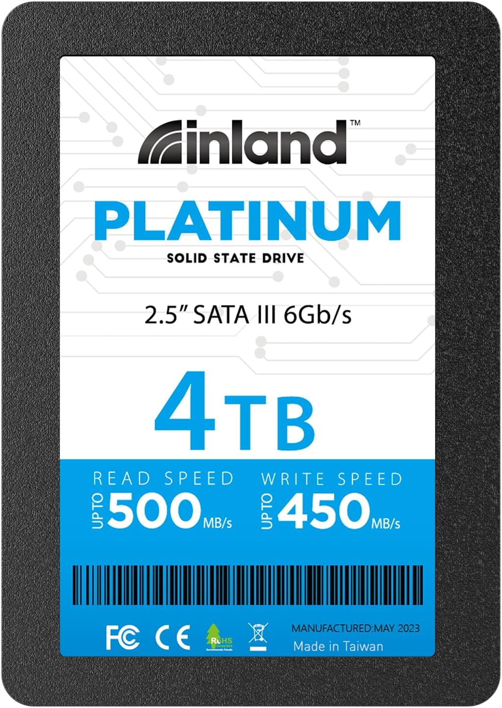 INLAND Platinum 4TB SATA III Internal SSD for Laptop & PC
