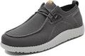 1TAZERO Men's Extra Wide Slip-On Shoes Loafers - Arch Support