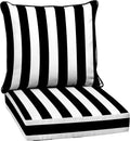 Arden Outdoor Deep Seat Cushion Set 24 in x 24 in - Weather-Proof