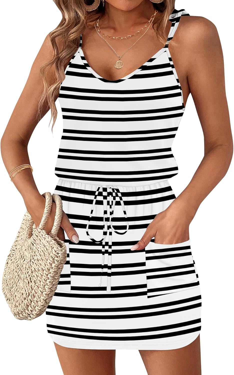 Stylish Womens Summer Dresses with Pockets for Beach Fun