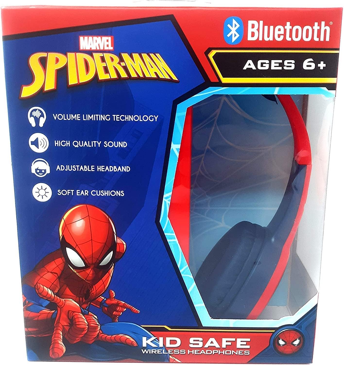 Kid-Safe Spider Man Headphones  Web Design