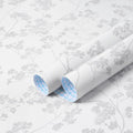 Guvana Grey White Peel and Stick Wallpaper - Removable Floral Vinyl