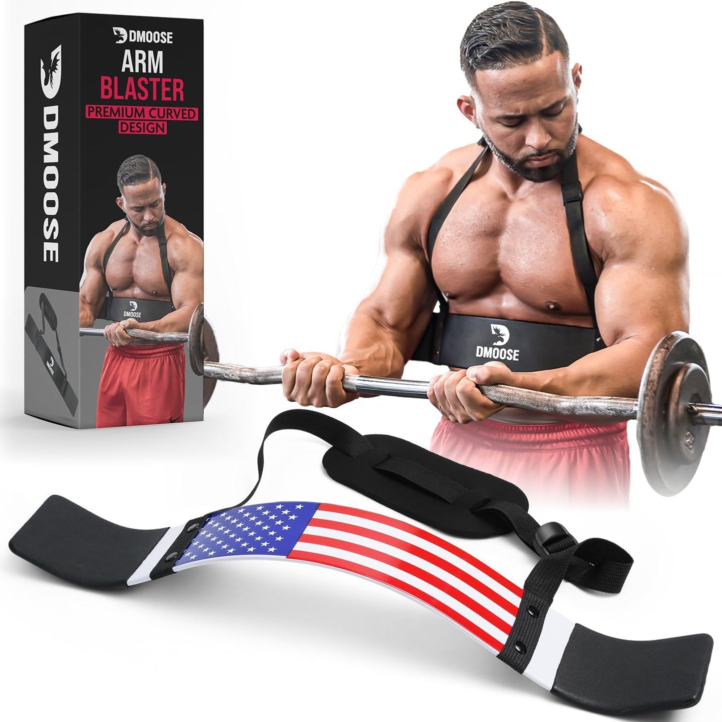 DMoose Fitness Arm Blaster for Biceps and Triceps Training
