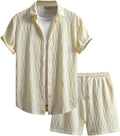 GORGLITTER Men's 2 Piece Outfits for Stylish Summer Comfort