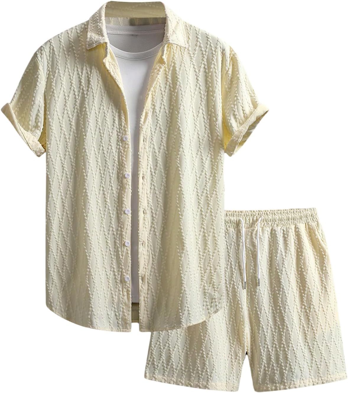 GORGLITTER Men's 2 Piece Outfits for Stylish Summer Comfort