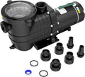 Seeutek 2.0 HP Pool Pump for Above Ground and Inground Pools - Quiet