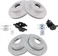 Front & Rear Ceramic Brake Pad and Rotor Kit for BMW 2004-2010