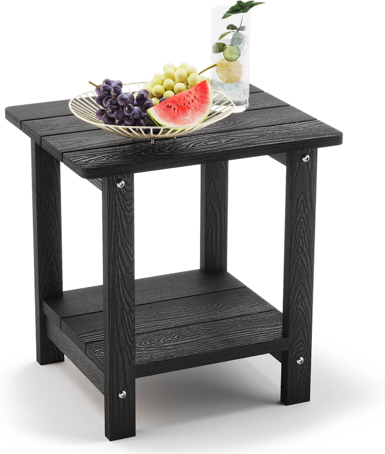 LUE BONA Adirondack Outdoor Side Table for Modern Patios
