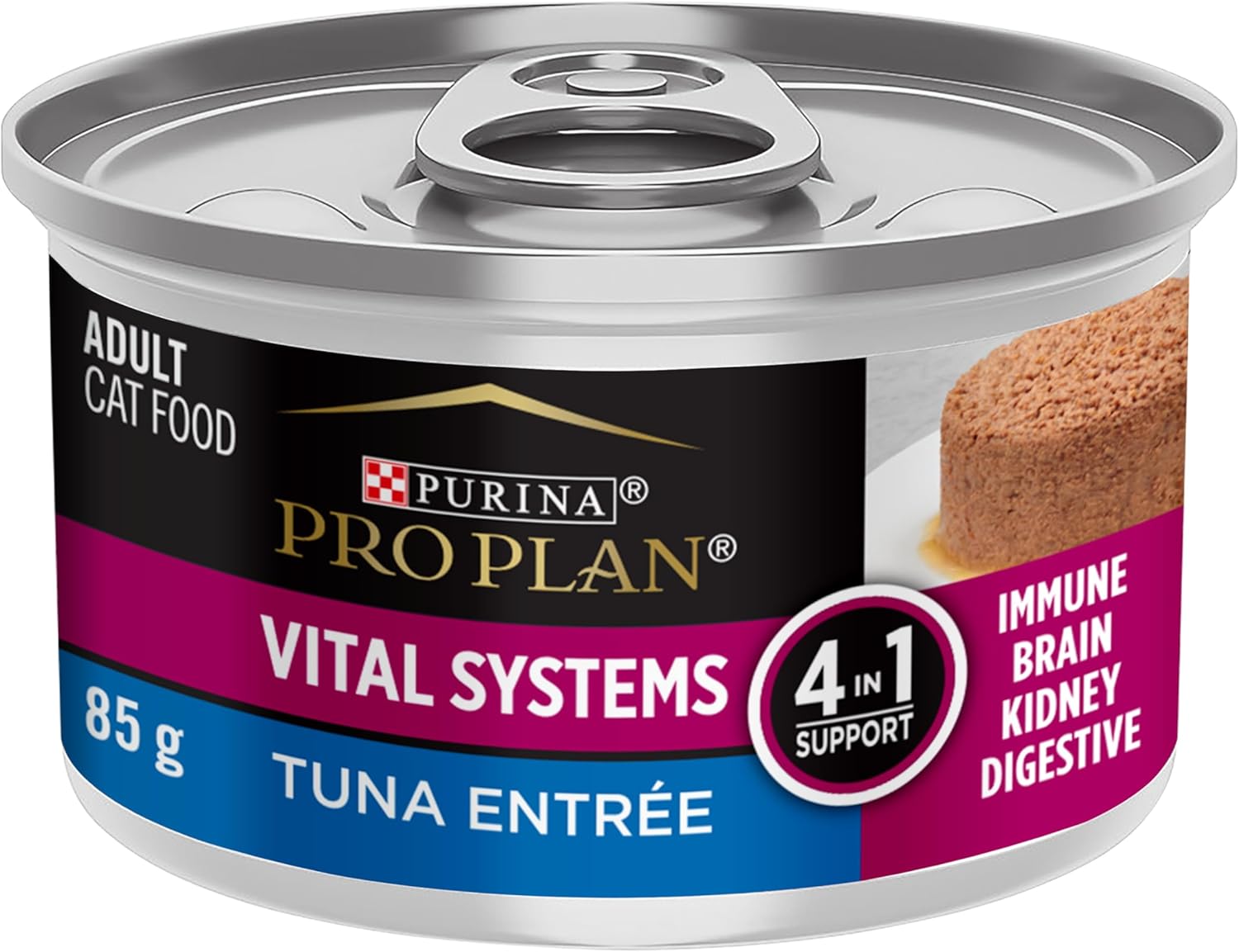 Purina Pro Plan Vital Systems Tuna Entree Wet Cat Food Pate