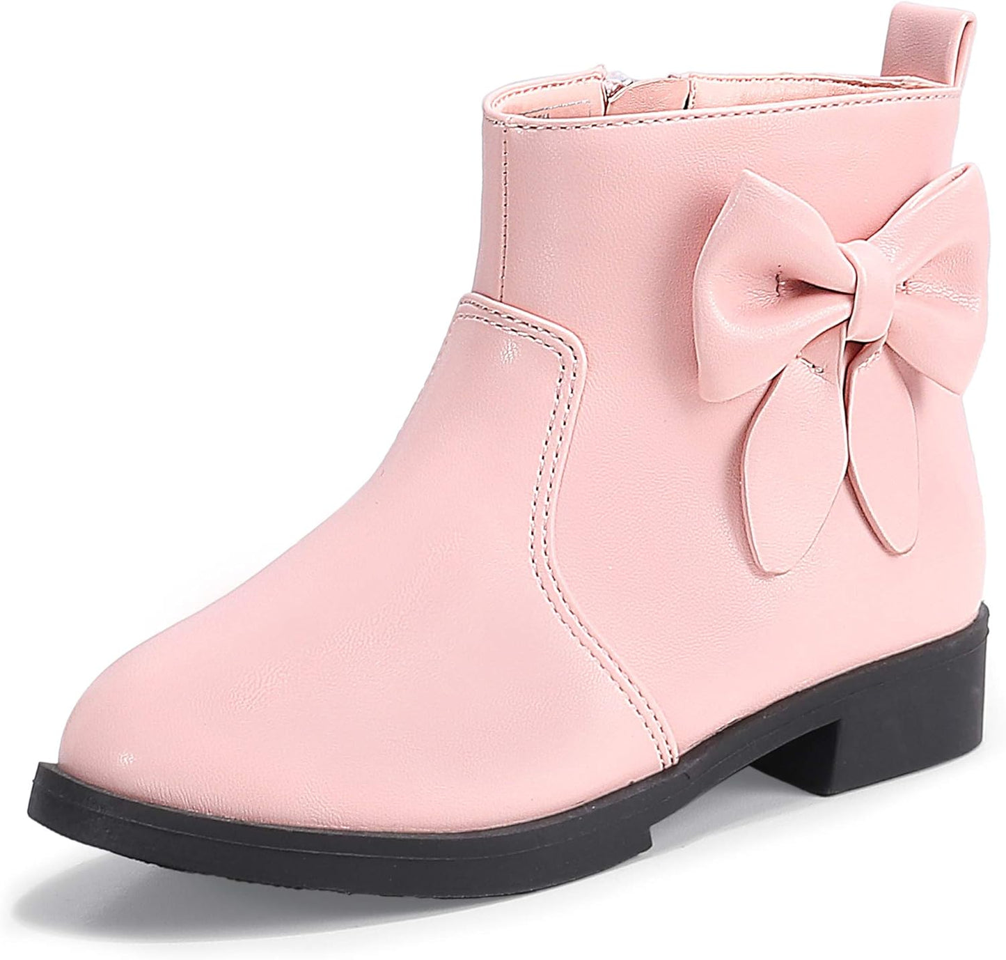 Sofia Sweet Short Ankle Boots for Girls with Bowknot Design