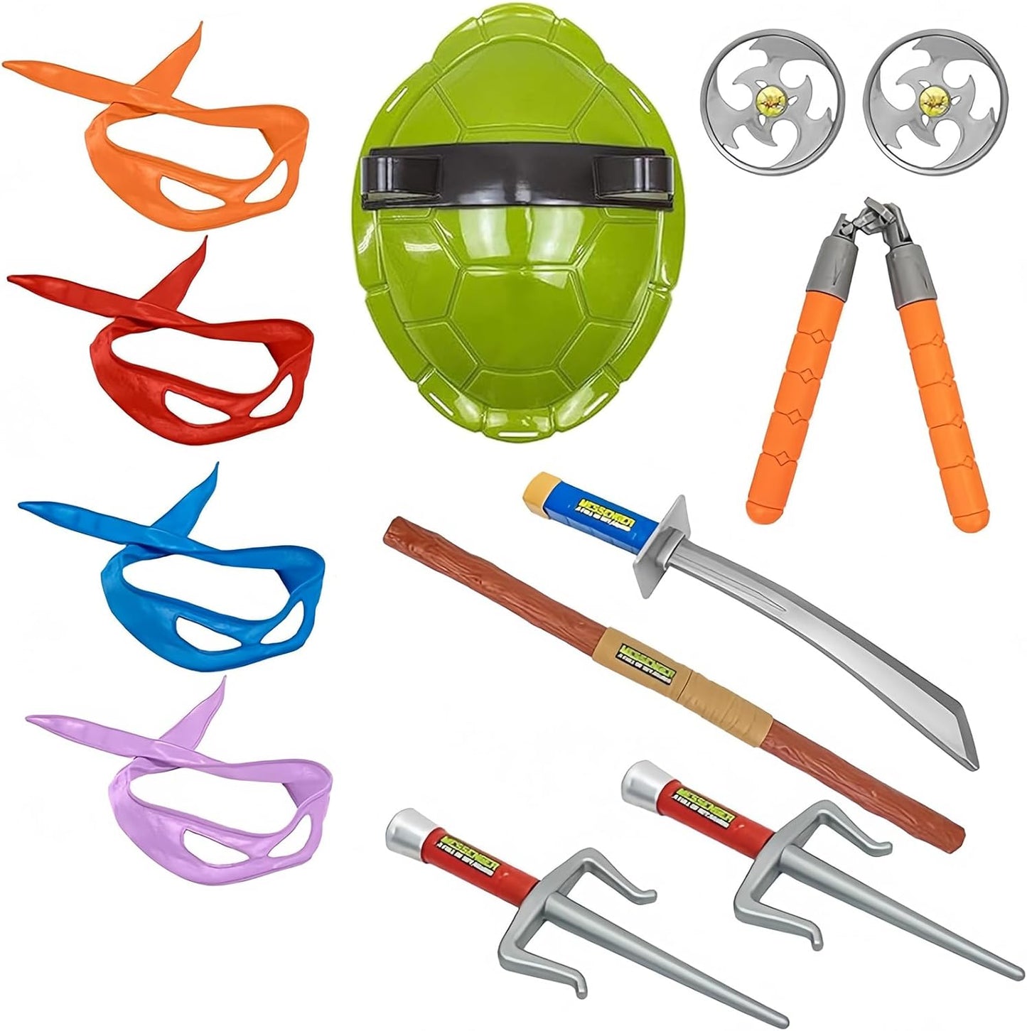 Turtle Shell Superhero Cosplay Costume Props for Kids Fun