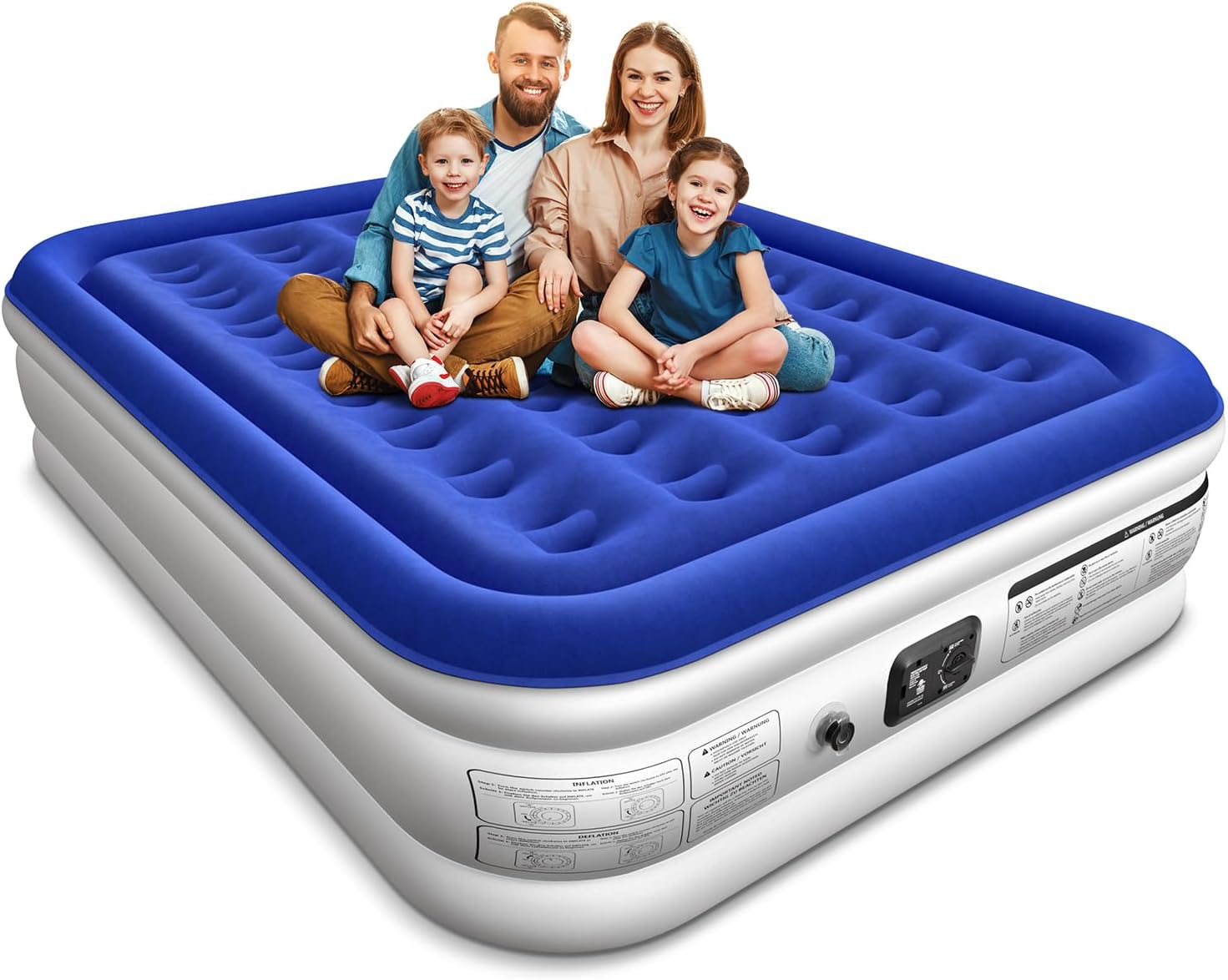 Queen Air Mattress with Built in Pump for Luxurious Comfort
