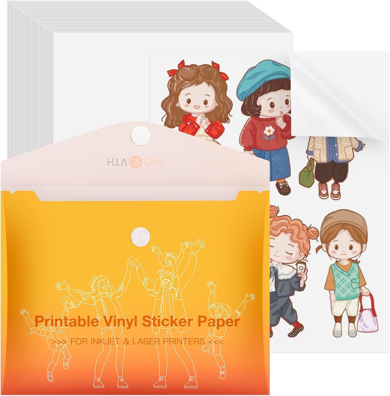 Matte Waterproof Sticker Paper, Dries Quickly!