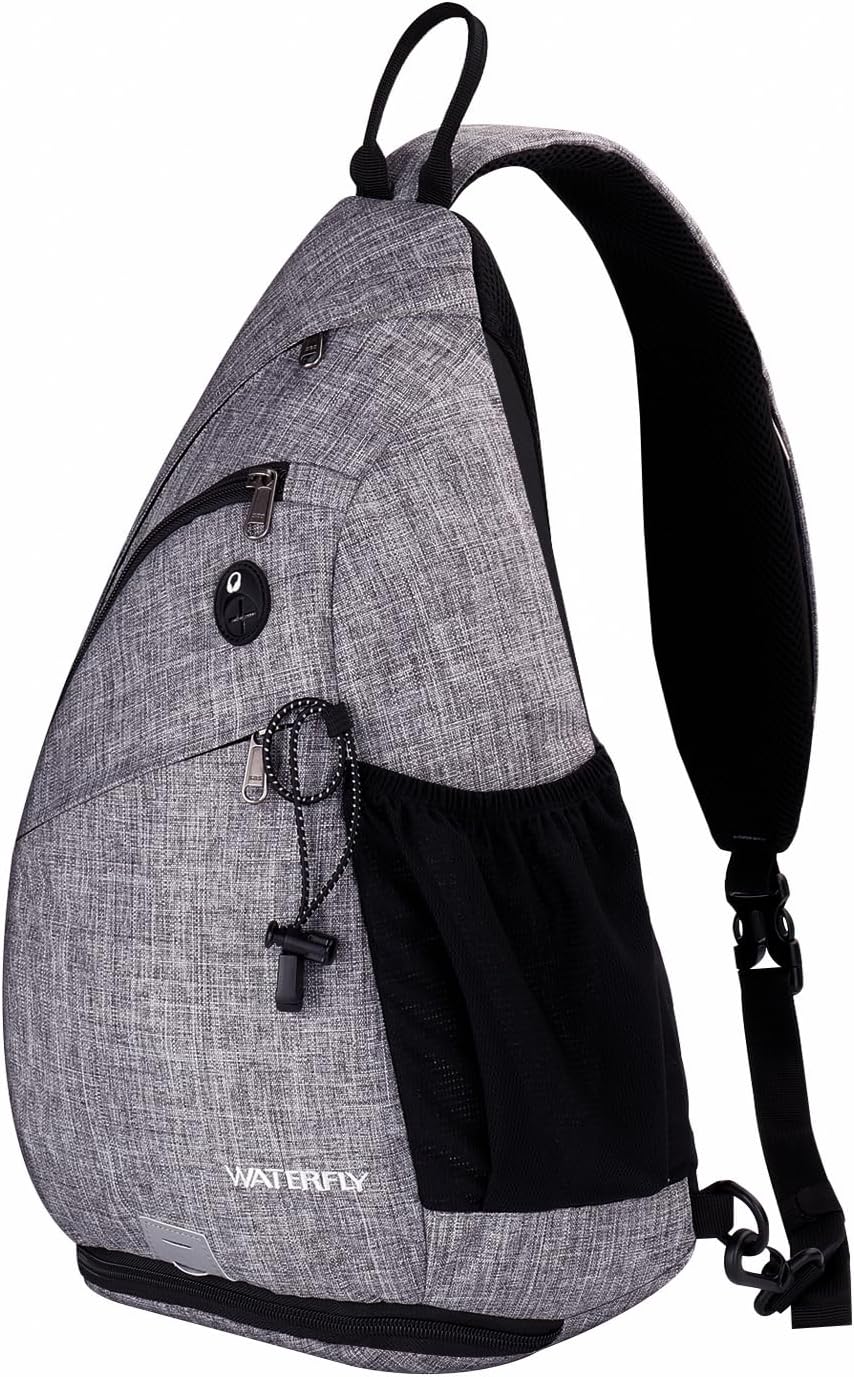 WATERFLY Sling Bag Crossbody Backpack: Stylish Daypack for All