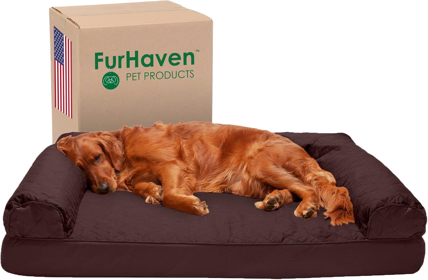 Furhaven Orthopedic Dog Bed for Large Dogs - Jumbo Size Comfort