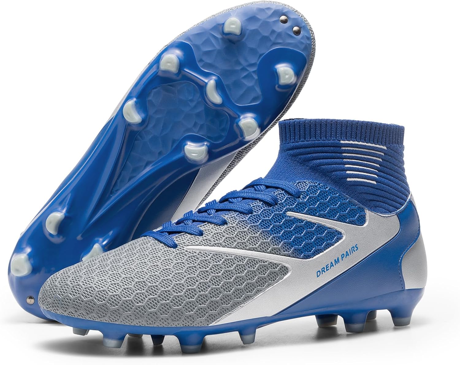DREAM PAIRS Men's High Tops Soccer Cleats for Training Play