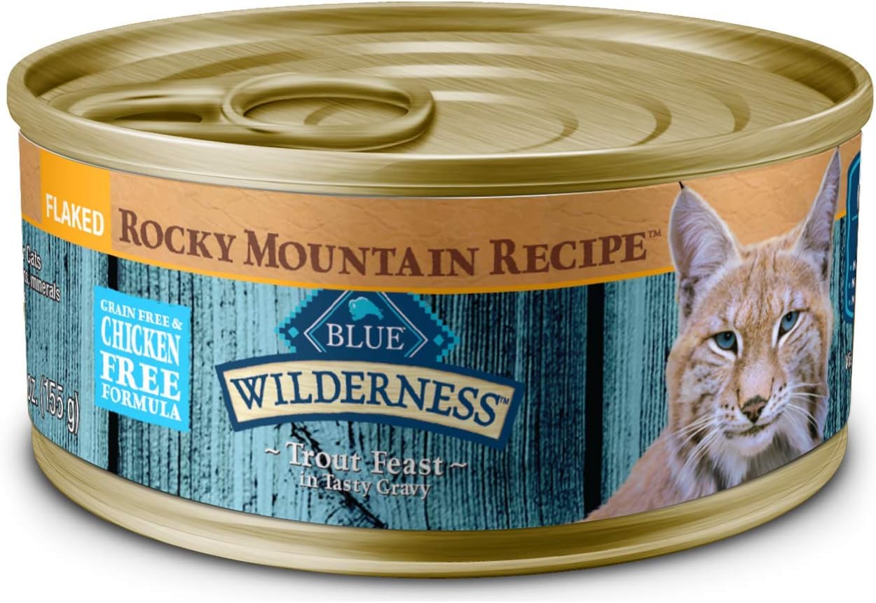 Blue Buffalo Wilderness Rocky Mountain Trout Recipe Wet Cat Food