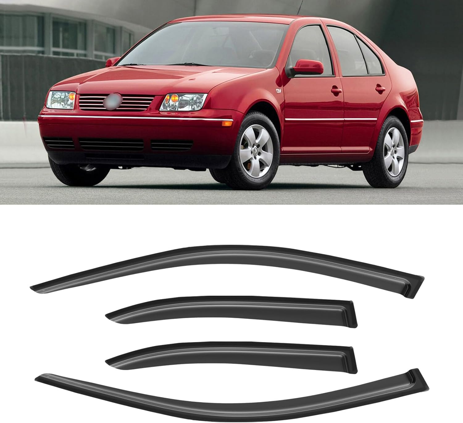 Window Visor for 1999-2005 Volkswagen Jetta - Rain Guards