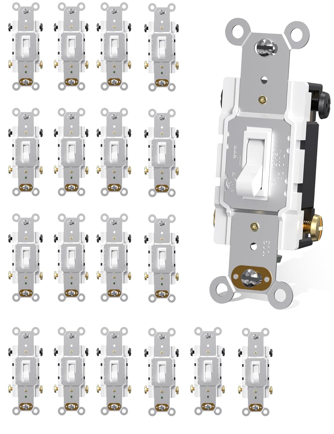 AIDA 4 Way Toggle Light Switch for Versatile Home Control
