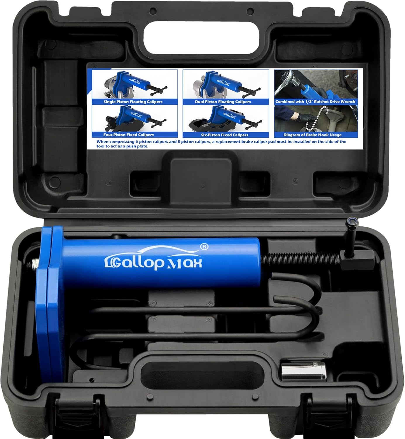 Heavy Duty Brake Pad Spreader - GallopMax