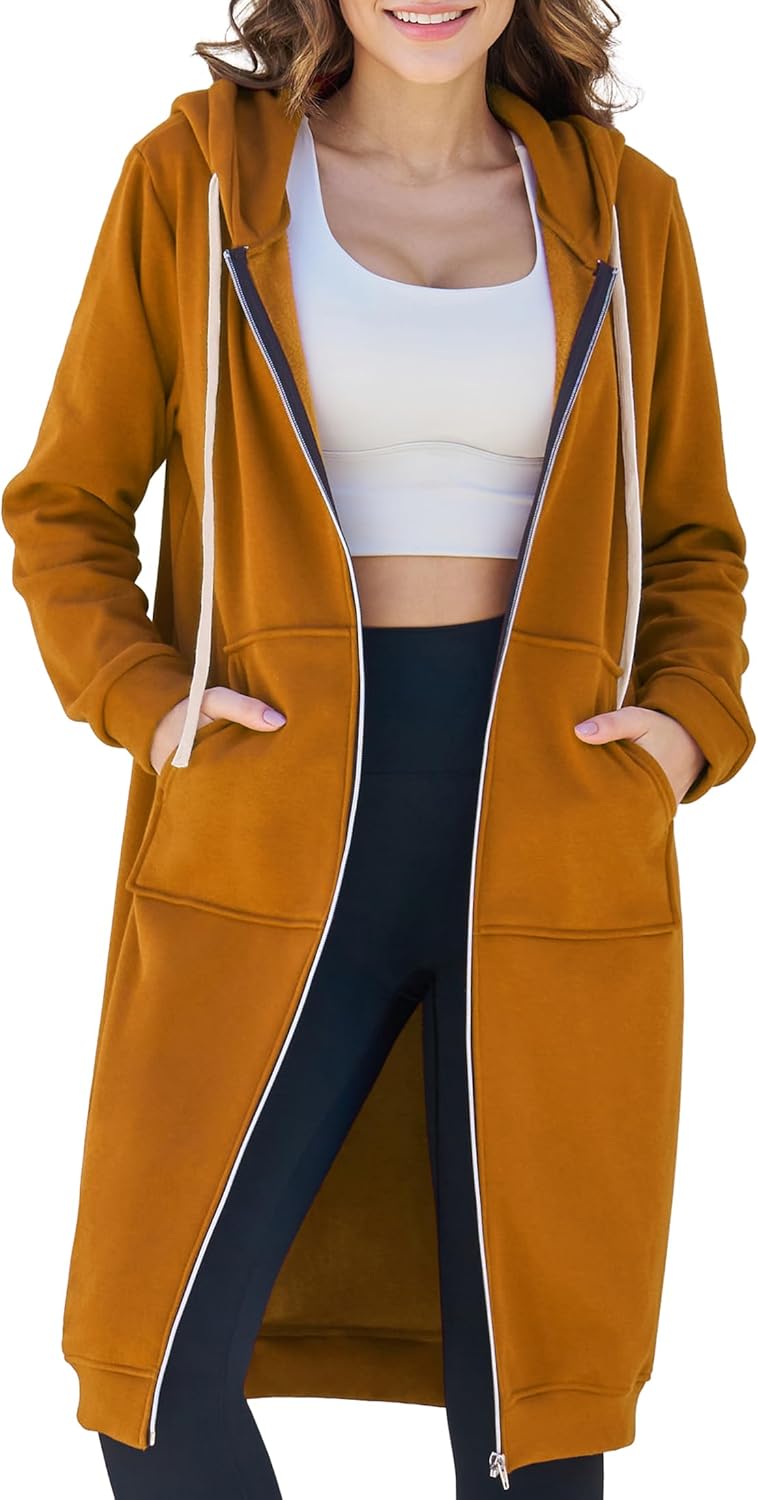 Ablanczoom Hoodies for Women: Cozy Full Zip Sweatshirt Style